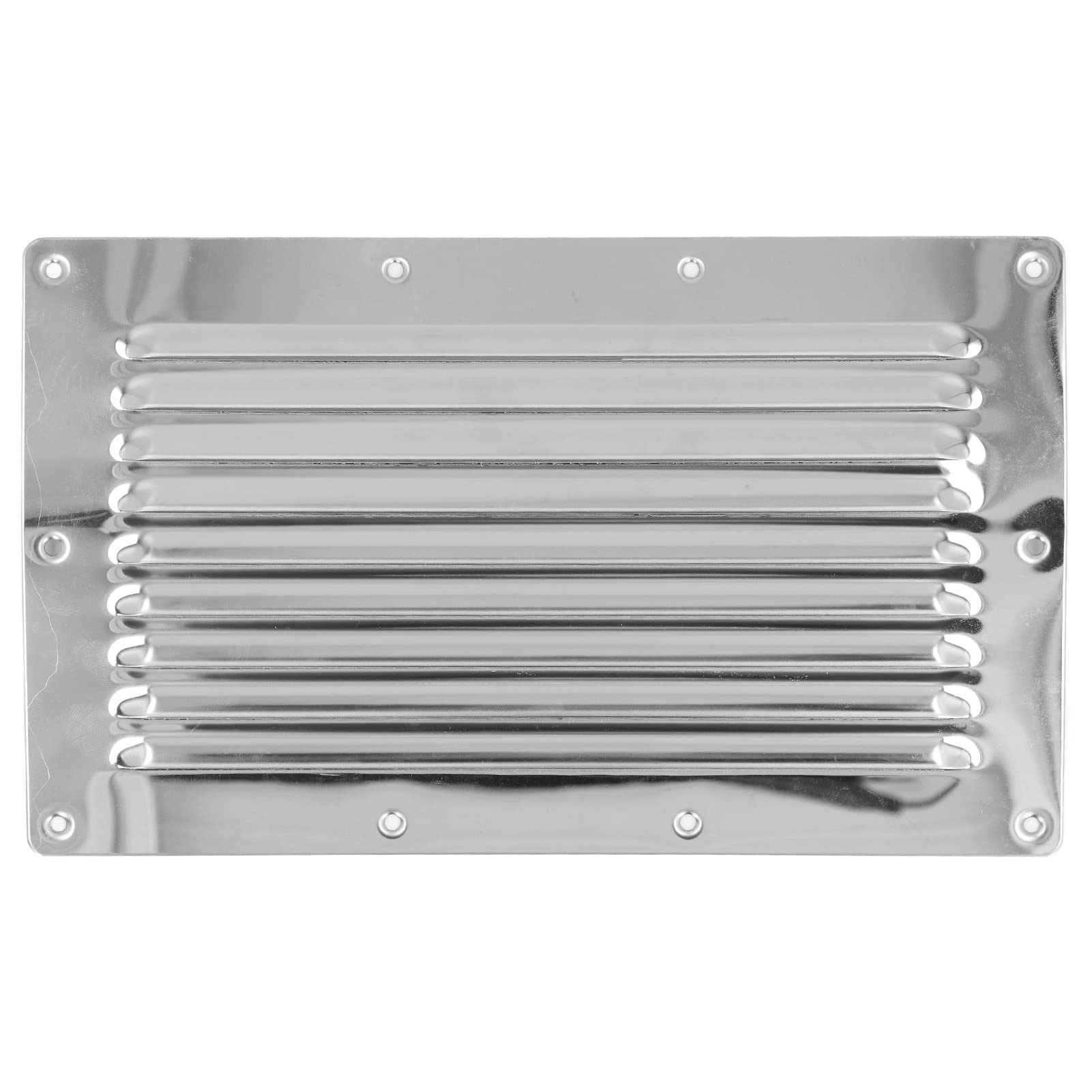 Leapiture 250x150mm Ventilation Grille Cover Boats Louvered Vent Stainless Steel Marine Louvered Vent for Boat Yacht RV Caravan
