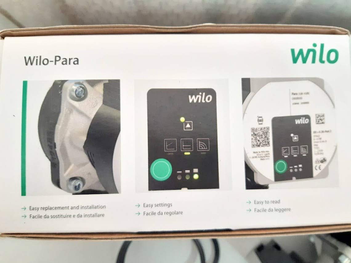 CIRCOLATORE POMPA WILO YONOS PARA 25/6-43/SC VELOCITA' VARIABILE ALTA EFFICIENZA