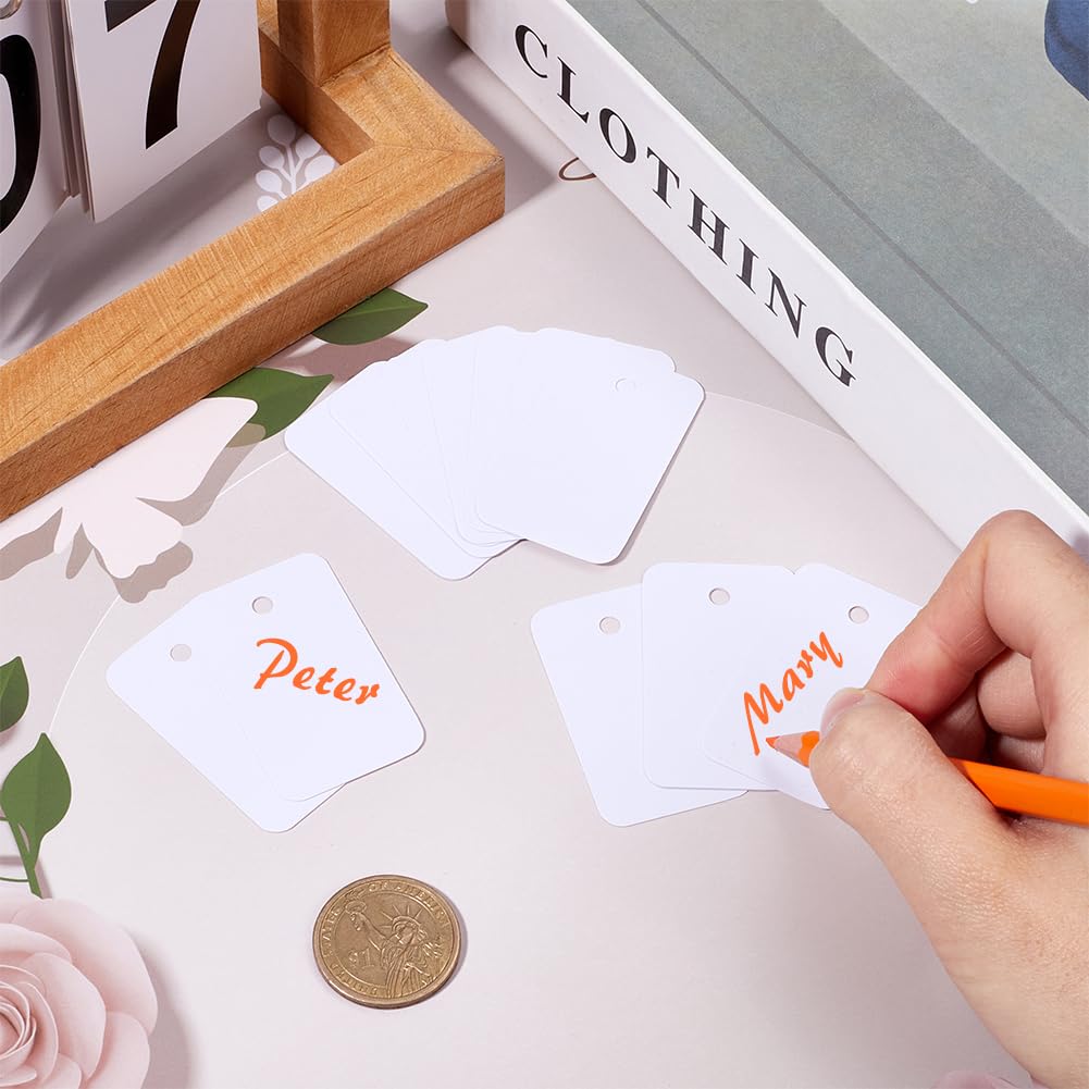 200 Etiquetas De Plástico Con Cables, Etiquetas De Envío Rojas De La