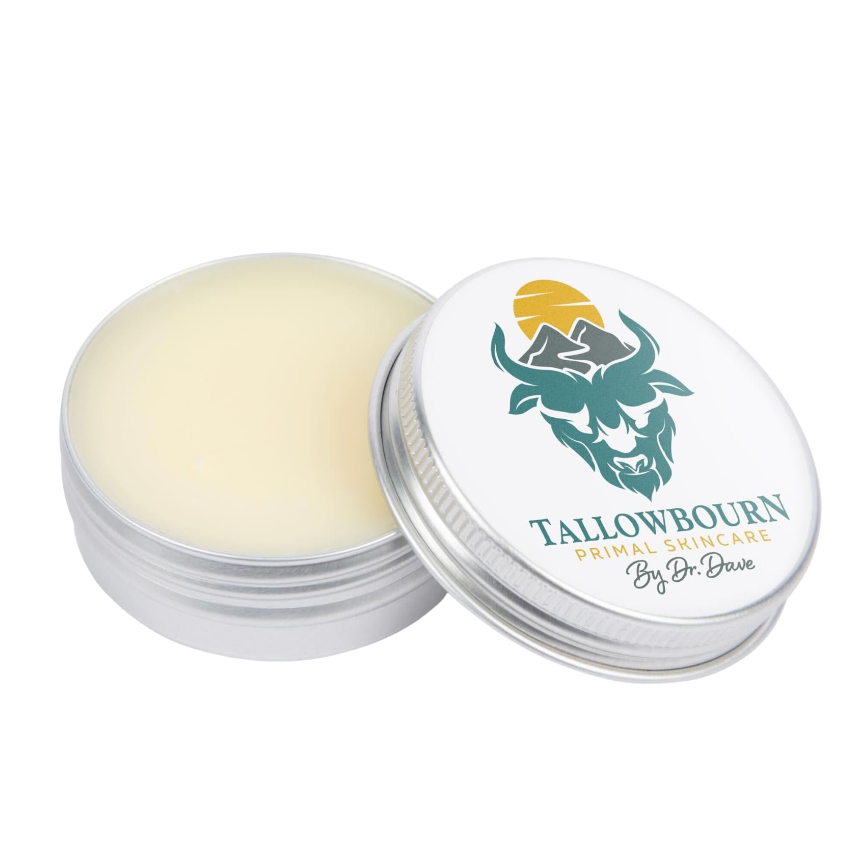Grass Fed Beef Tallow Balm for Face and Body with Shea Butter, Organic Jojoba Oil, Honey, and Beeswax – Beef Tallow for Skin – Unscented Balm – 1 oz