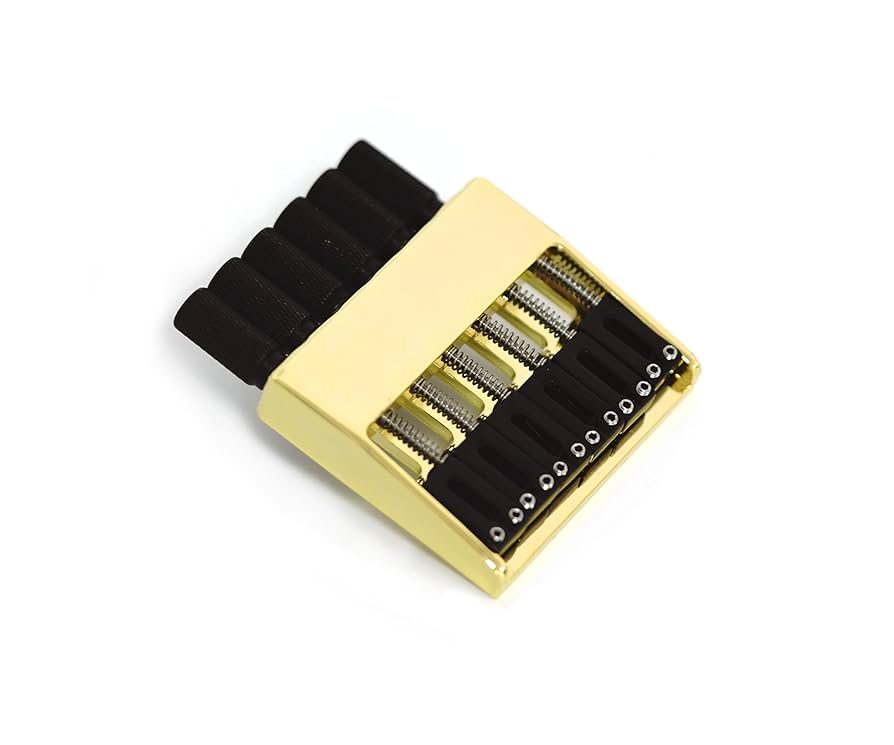 6 String Headless Bass Guitar Bridge String Lock In Black