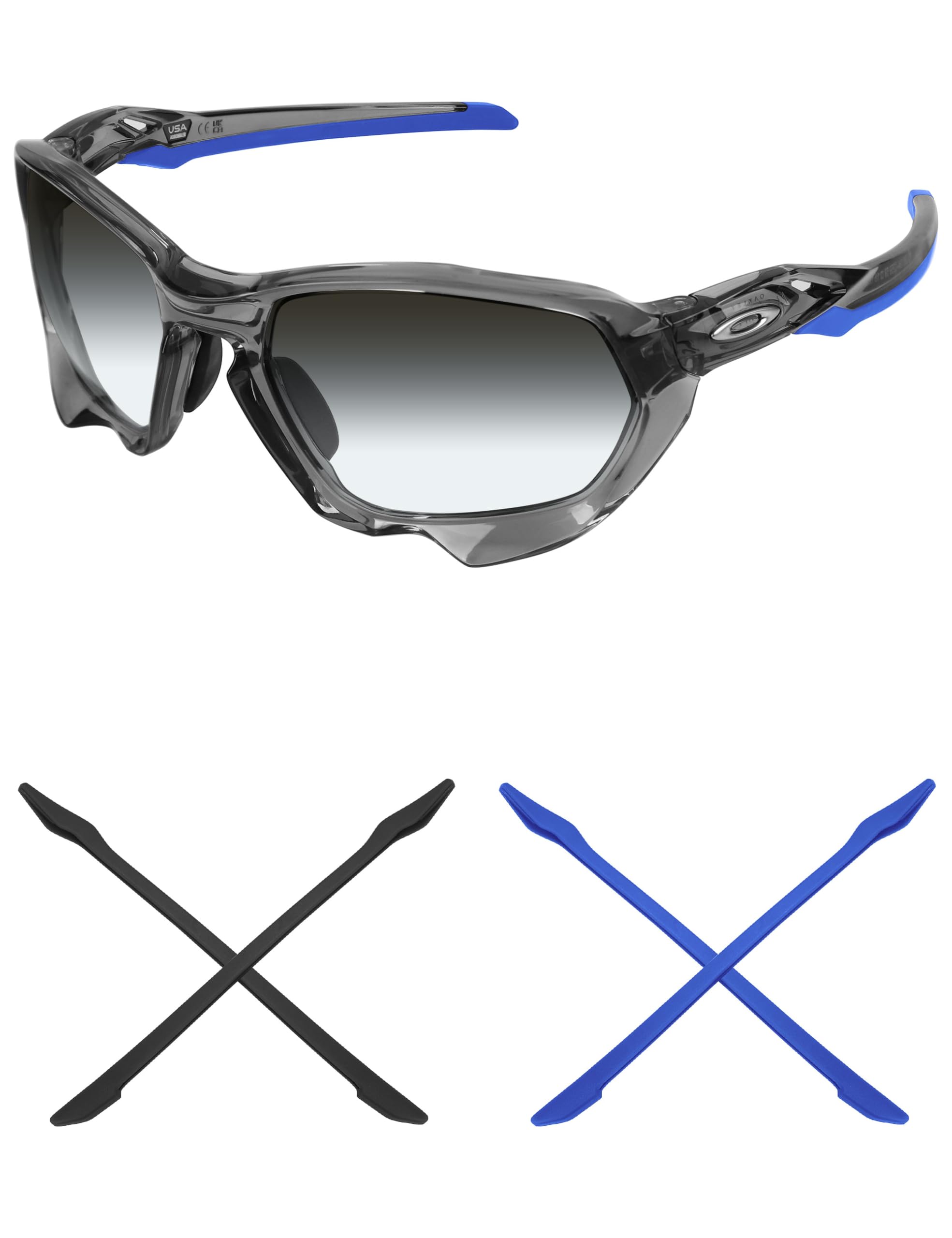 Mryok Cuscinetti auricolari di ricambio per occhiali da sole Oakley Plazma OO9019 / Plazma AF OO9019A
