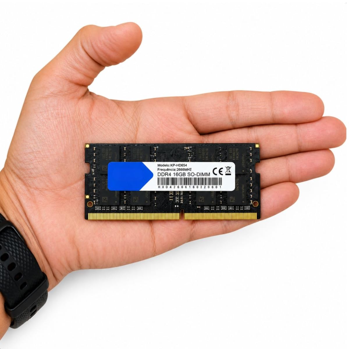 Memória RAM 16GB DDR4 2666MHz SO-DIMM Notebook 260 Pinos 1,2V Não