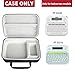 Case Compatible with Brother p Touch ptd220 d210 Portable Storage Holder Case Fits Brother Label Maker, Label Tapes, AC Adapter, Battery(Box Only)