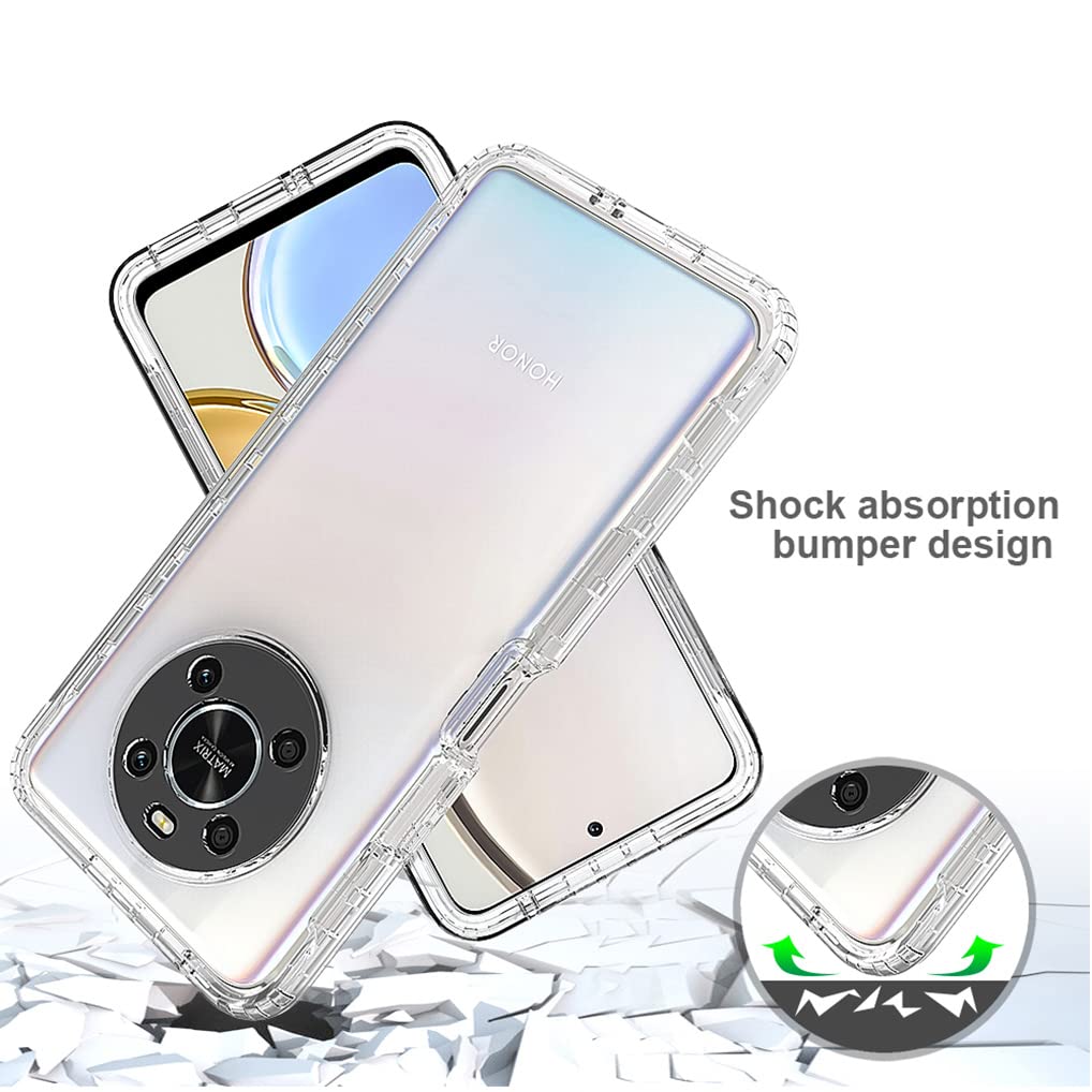 HONLEN Case For Honor Magic4 Lite 5G, 6.81 Inch Transparent Gradient - View #9