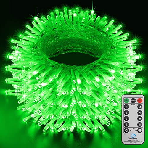 Hezbjiti 403FT Christmas Lights Decorations 1000 LED Outdoor LED String Tree Lights with Remote 8 Lighting Modes and Timer Waterproof Fairy Lights for Home, Birthday, Wedding, Party (Green) Hezbjiti 403FT Christmas Lights Decorations 1000 LED Outdoor LED String Tree Lights with Remote 8 Lighting Modes and Timer Waterproof Fairy Lights for Home, Birthday, Wedding, Party (Green)