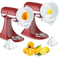 Vista 2 de Juicer Attachment for KitchenAid Stand Mixer with 2 Size Reamer,Juicer for KitchenAid Stand Mixer Citrus Juice Attachment Accessories by InnoMoon