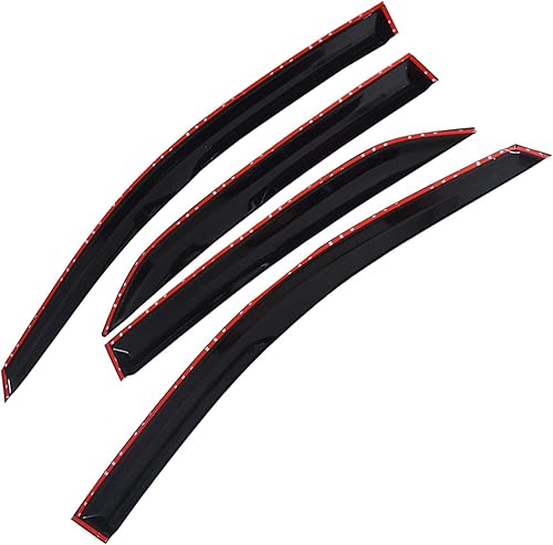 Miniatura 3 de 4 viseras de ventana de protección solar y lluvia, deflector de ventilación de repuesto para Corolla 2009-2013