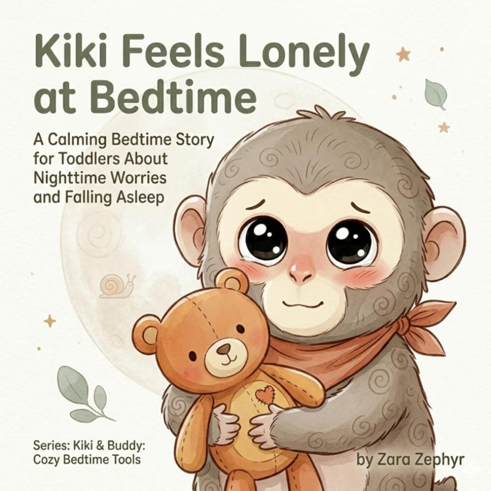 Kiki Feels Lonely at Bedtime: A Calming Bedtime Story for Toddlers About Nighttime Worries and Falling Asleep (Kiki & Buddy: Cozy Bedtime Tools)