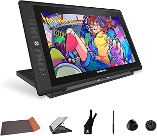 GAOMON PD156Pro - 15.6" Drawing Tablet with Screen Full-Laminated 120% sRGB Pen Display with Dial Key & 10 Hotkeys, Batter...