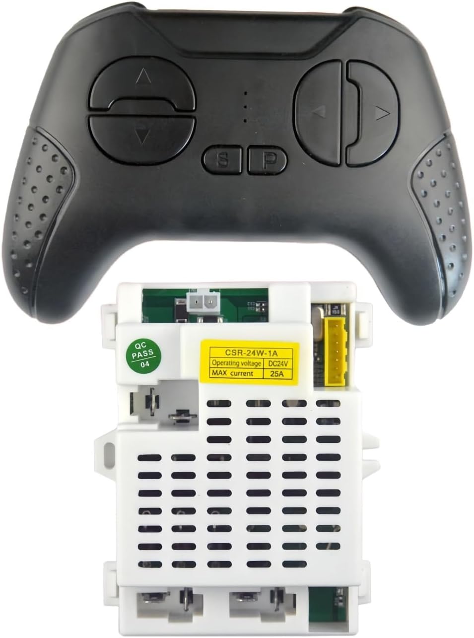 CSR-24W-1A Receiver CSR-24W-2B Controller with Remote Control 24V Replacement Mainboard Parts for Kids Electric Ride On Car