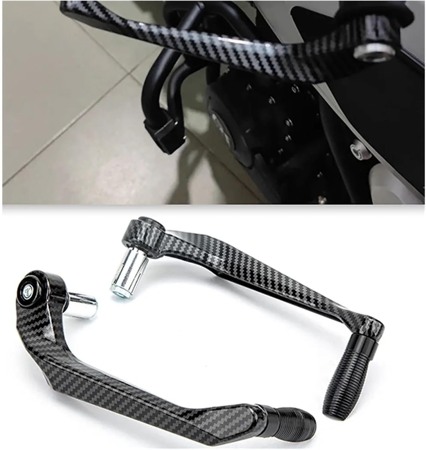 motorcycle lever guard Universal Motorcycle CNC Aluminum Alloy Handlebar Brake Clutch Lever Hand Guard Protector Modification Handguard
