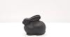 Iwachu 30206 Paperweight Rabbit Black Small