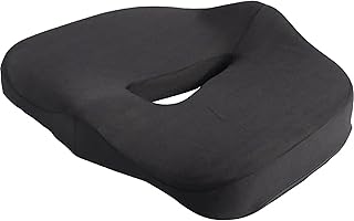 Figiza Ortopedik Basur Minderi Visco Posture Lüks Ortopedik Oturma Minderi, Figiza, Siyah, Standart