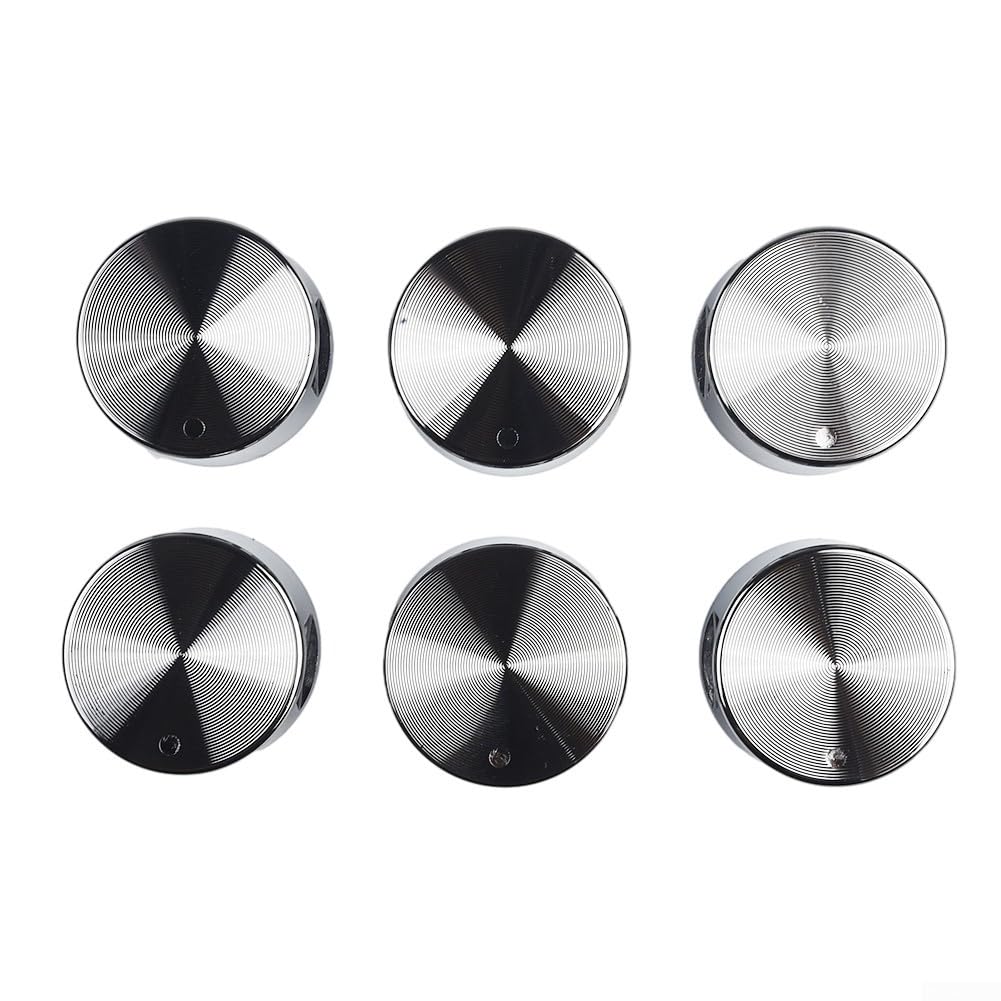 Pokrętła kuchenne,Przełącznik do kuchenki gazowej, 6Pcs Universal Gas Hob Knobs Replacement Cooker Control Knobs for Kitchen Gas Stove Oven