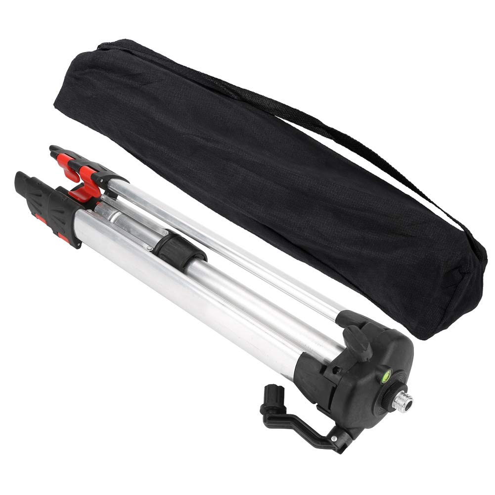 Soporte de nivel, tr¨ªpode port¨¢til 1,2 m para nivel l¨¢ser y estaci¨®n total, con patas ajustables y estabilidad mejorada, ideal para nivelaci¨®n precisa y topograf¨ªa profesional