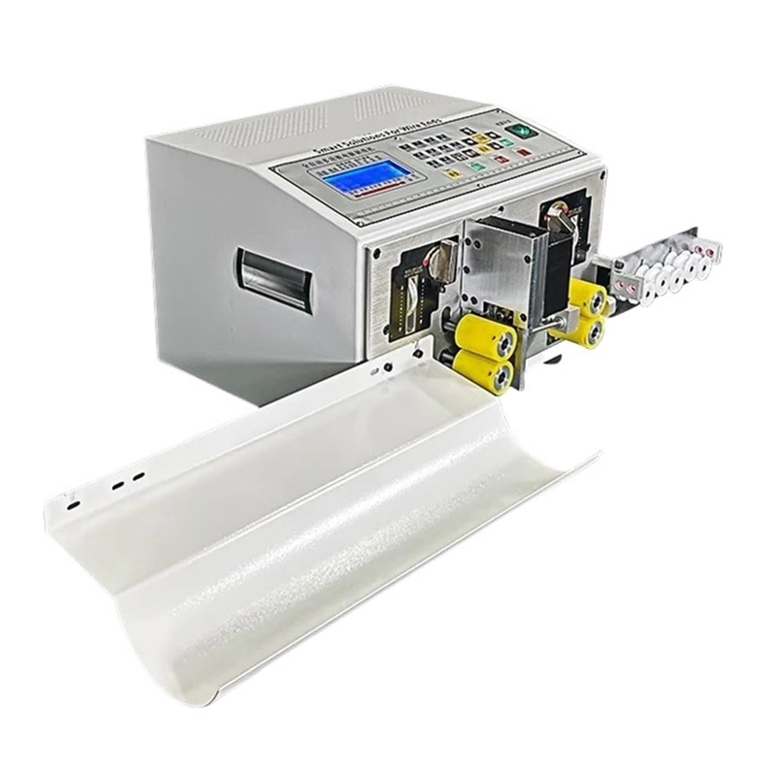 Fully Automatic Computer Electric Wires Cutting Cutter Double Cable Conductor Peeling Wire Stripper Stripping Machine Rápido y preciso