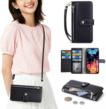 Google Pixel 7 Pro Case for GadGix Notebook Type Shoulder Compatible Pixel7Pro Smartphone Case Mobile Cover Smooth 7 Pro Case Shoulder Stylish Coin Purse Google Pixel 7 Pro Cover Notebook Type Luxury