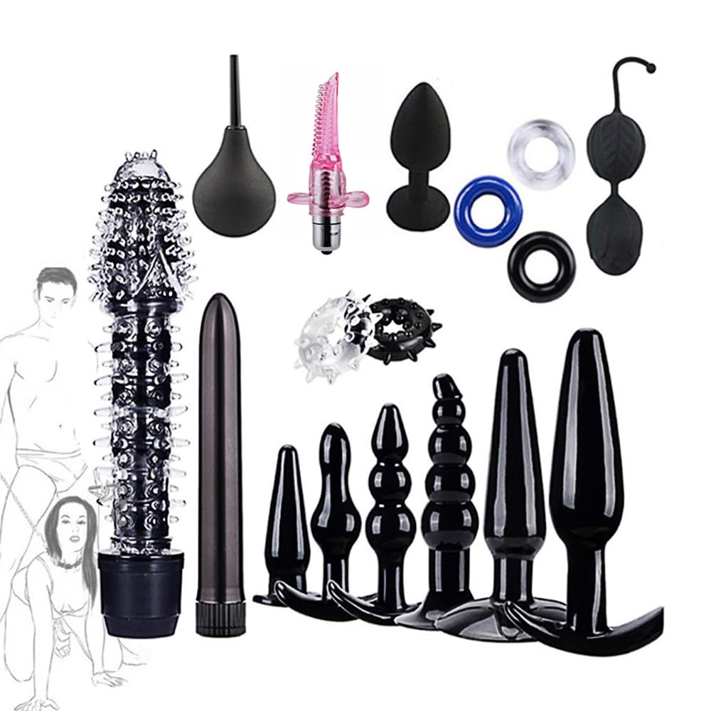 17Pcs diversi giocattoli in silicone per donne e uomini che fanno sport a casa