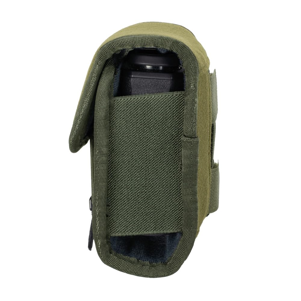 Rangefinder-Tasche (Grün) für Fernglastasche, Bino Harness - Entfernungsmessertasche für die Jagd und Pirsch, geräuschlos, Molle, modular