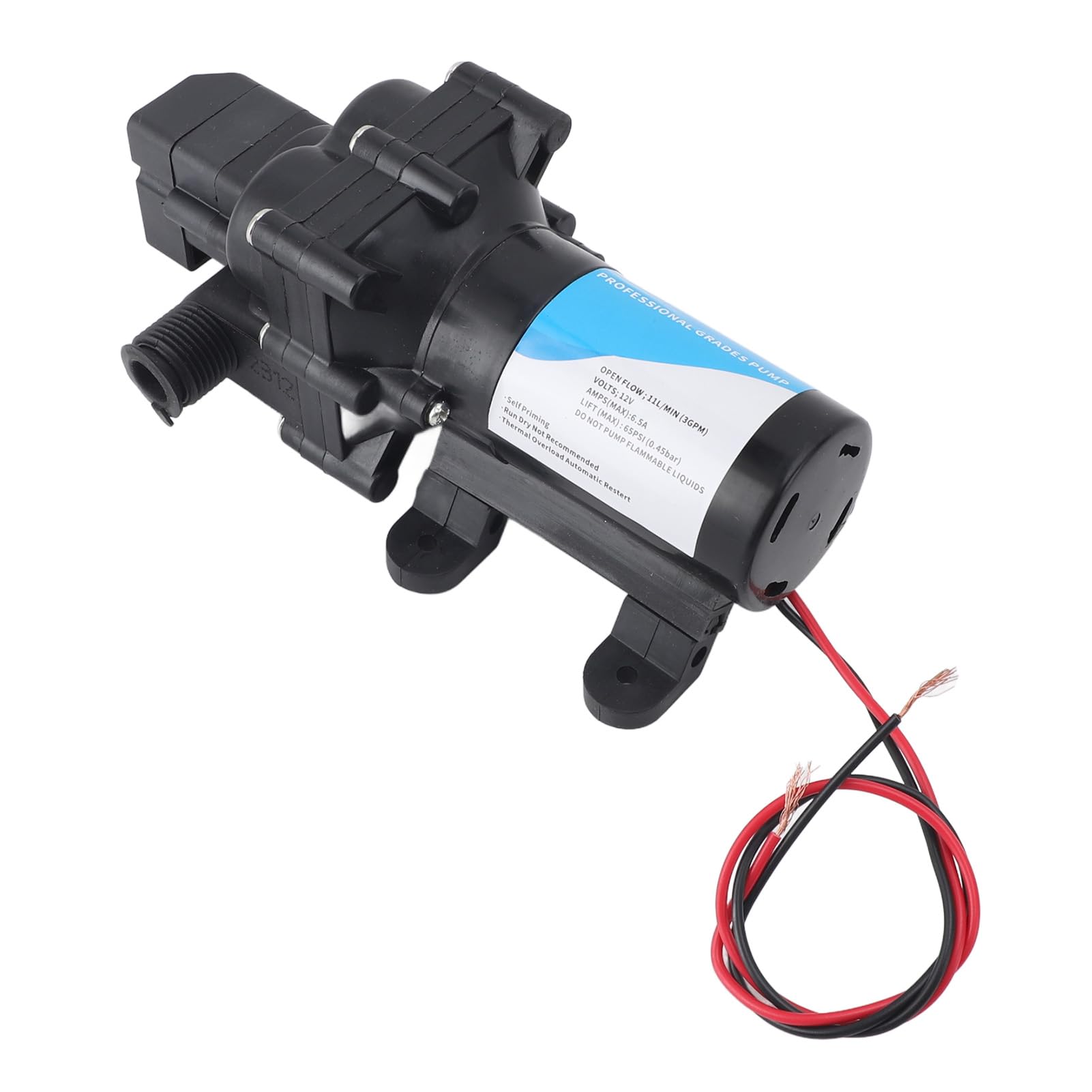 Pompe à transfert d'eau 12 V DC Walfront basse tension petit débit