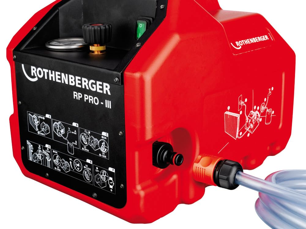 Rothenberger 61185 61185-Bomba de comprobacion RP-PROIII, Red