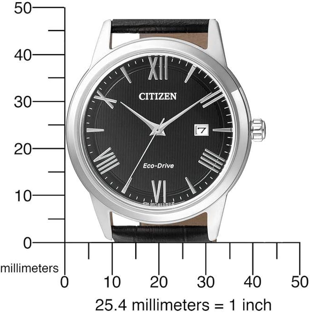 Citizen Orologio Analogo al Quarzo Uomo con Cinturino in Pelle AW1231-07E