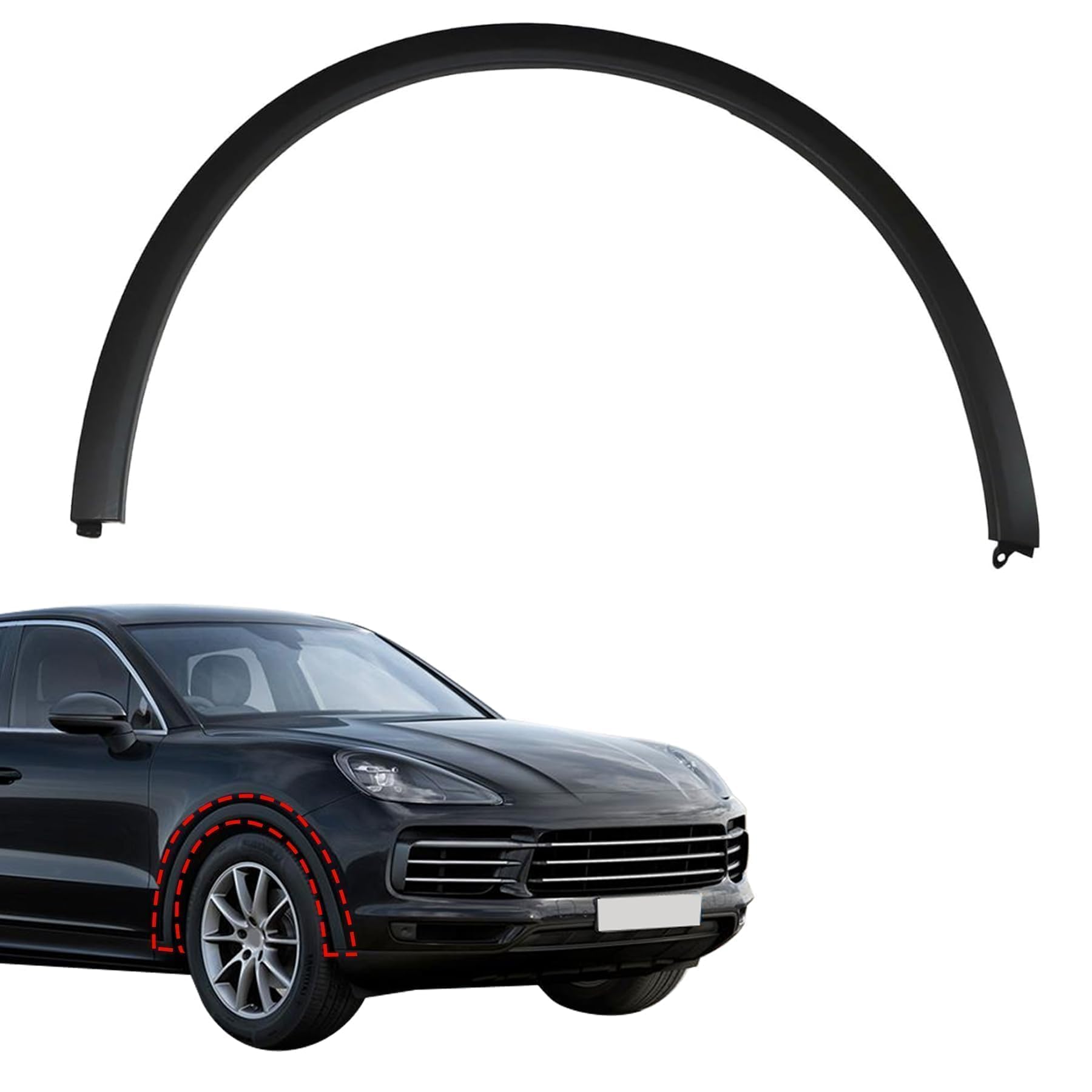 パーツ Venerdi aro 19 XQSMWF Front Right Side Wheel Arch Fender Molding Flare Trim