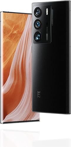 ZTE Axon 40 Ultra 5G - Teléfono inteligente desbloqueado con tecnología UDC, pantalla AMOLED de 120 Hz de 6.8 pulgadas, cámara triple de 64 MP y