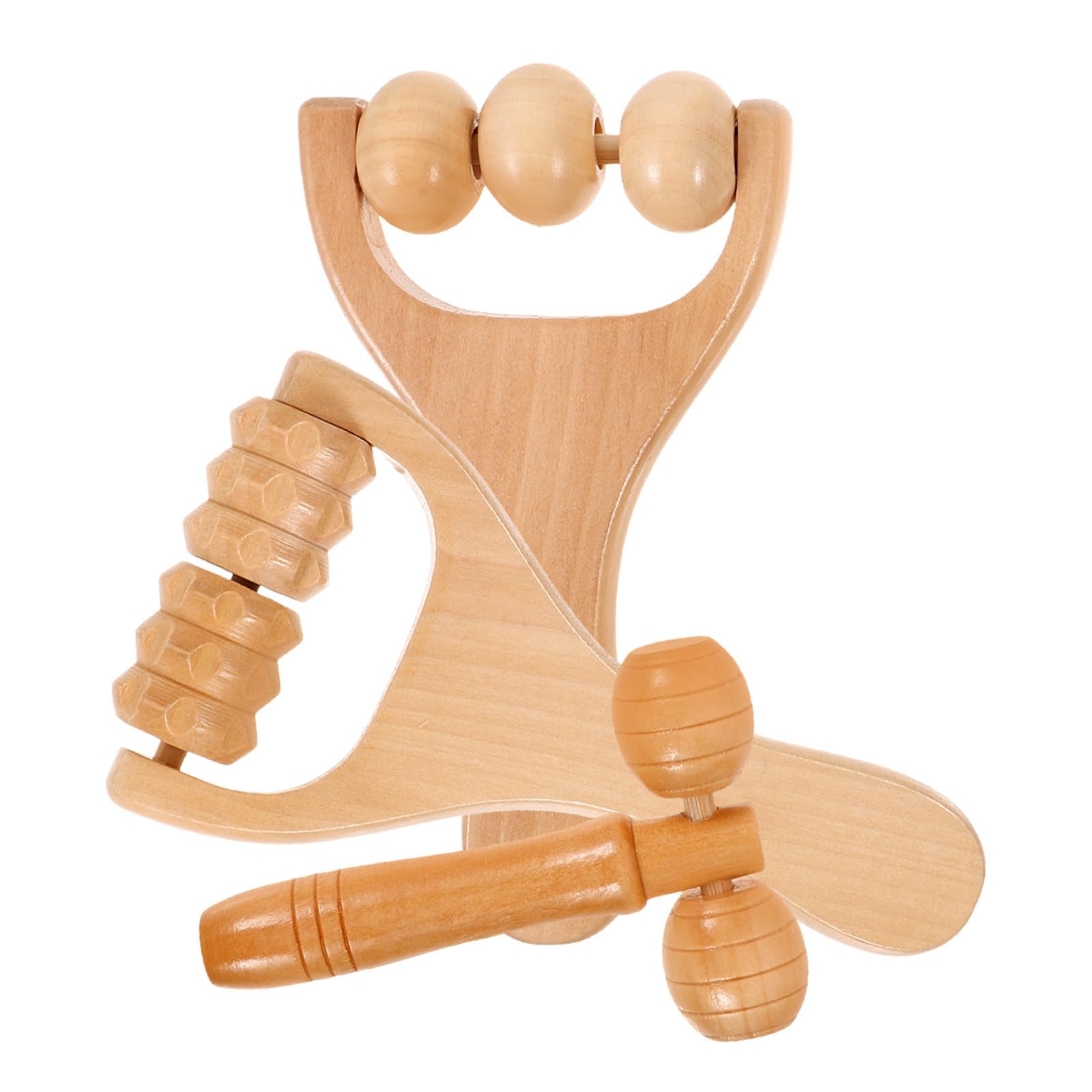 Massagerolle Fußmassagegerät Handroller 15X15X15cm zur Muskelentspannung Rücken Nacken Schultern für Zuhause und Reise
