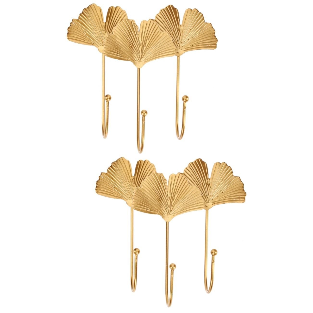 Alipis 6piezas Ganchos Adhesivos Forma De Dorada Para Colgar Pared Decoración Para Hogar y Oficina Para Dormitorio Cocina y Baño
