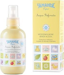 L'AMANDE - Agua perfumada para niños y bebés, spray corporal de acción hidratante y calmante, sin alcohol con extracto de arroz, loción refrescante para pieles sensibles - Enfant, 150 ml