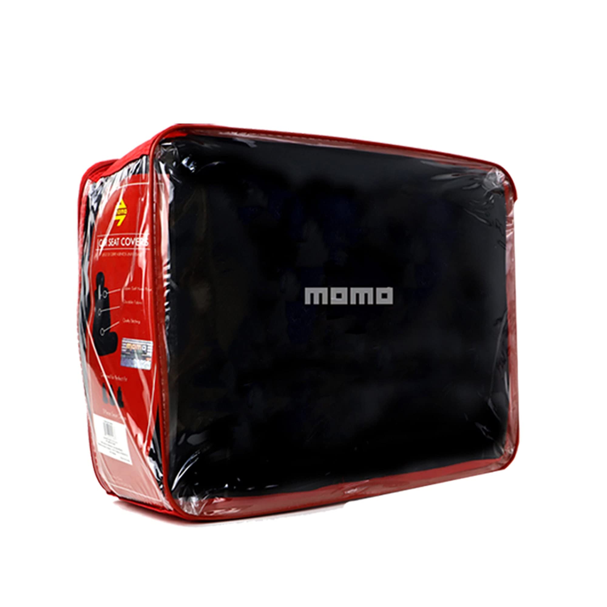 MOMO COUVRE VOITURE INTERIEUR - HOUSSE VOITURE PROTECTION 1 COUCHE TAILLE M (430x165x120 CM), Gris,Noir,Jaune | MOMLCC1ML