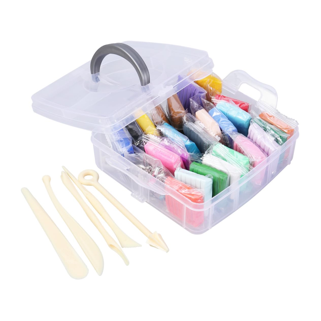 Argilla da Modellare 24 Colori per Bambini, Soft Pvc Kit Creativo