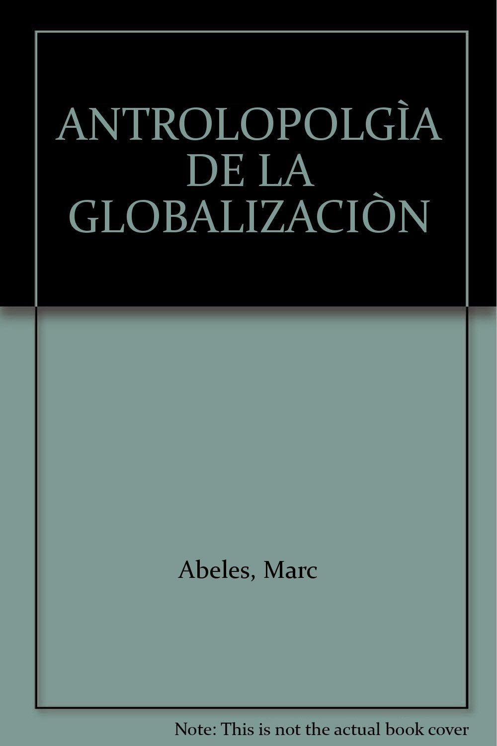 antropologia de la globalizacion
