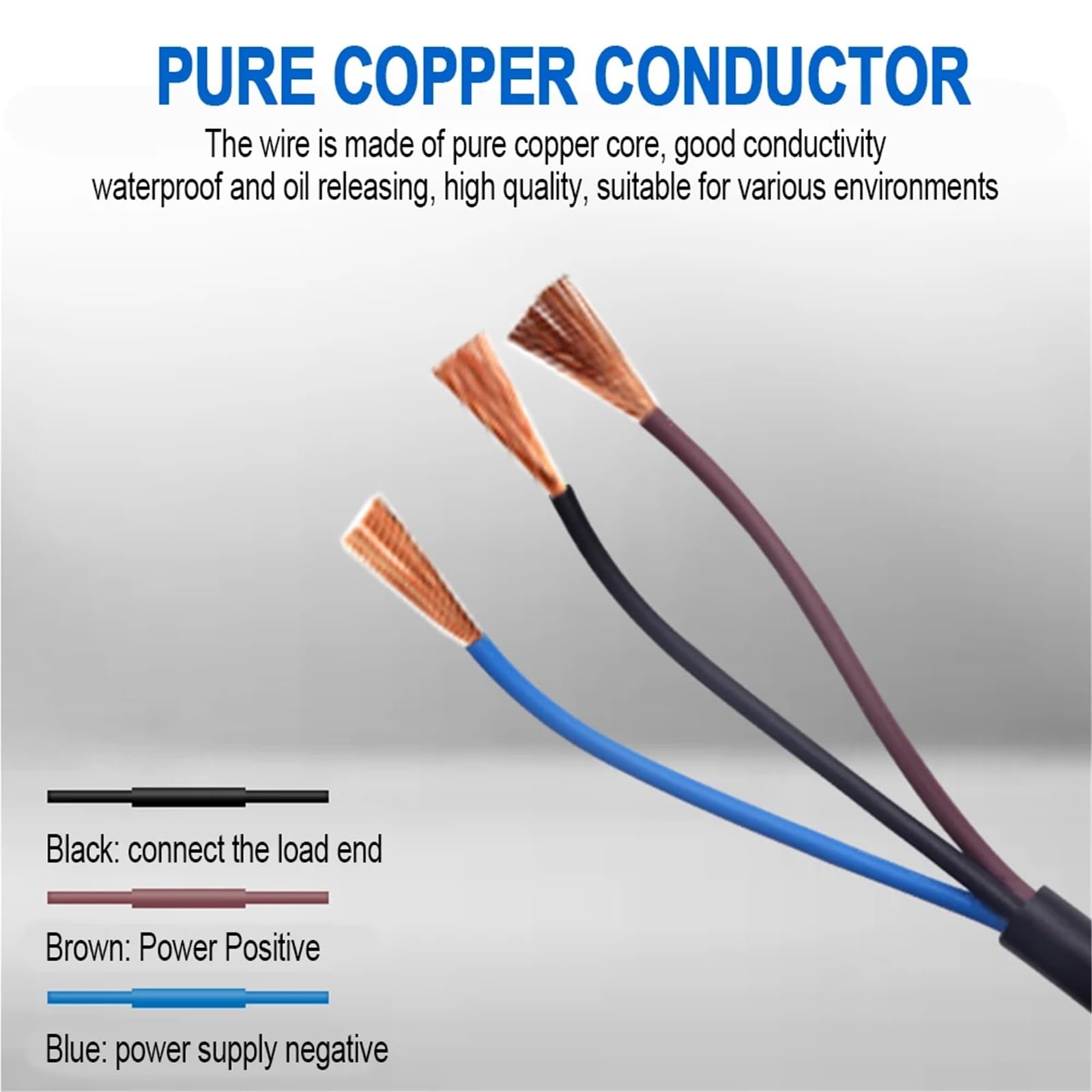 Sensor de nivel de líquido de capacitancia Rectangular, E2K-F10MC1, interruptores de proximidad capacitivos de 3 cables CC, Detector de cría de plástico(E2K-F10MB1-PNP-NO)