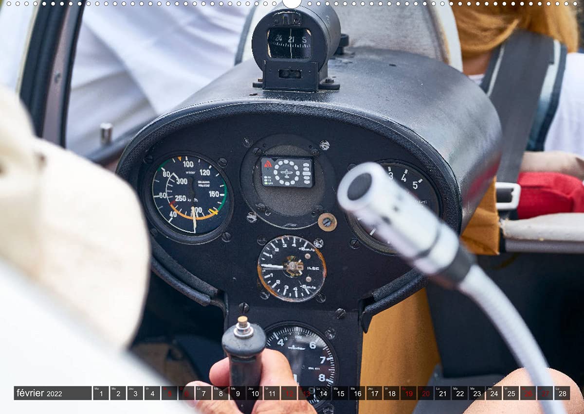 Voler en silence - la passion du vol à voile (Premium, hochwertiger DIN A2 Wandkalender 2022, Kunstdruck in Hochglanz): Libre comme l'air, sans ... thermique... (Calendrier mensuel, 14 Pages )