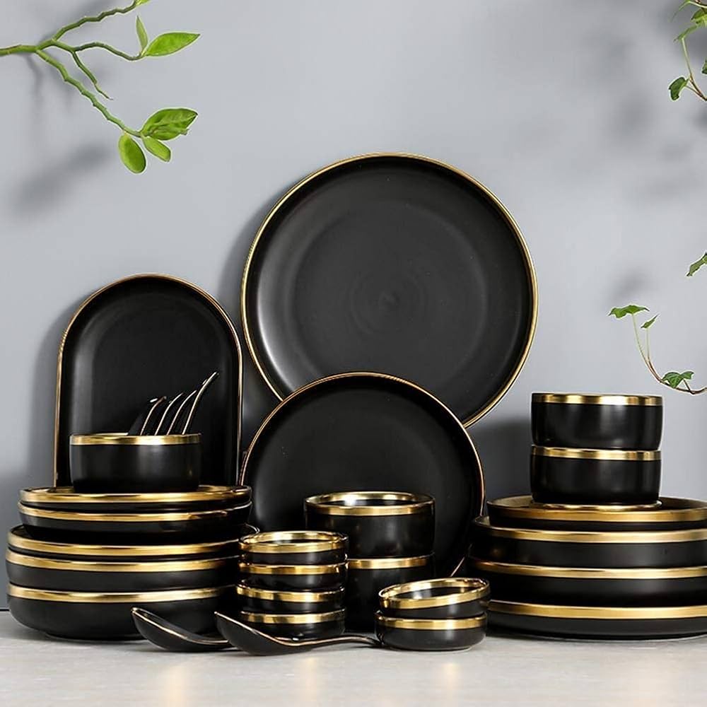 食器  2 C/S set Dinnerware Sets for 2/4/6 - Dinner Plates/Sets - Plate Set