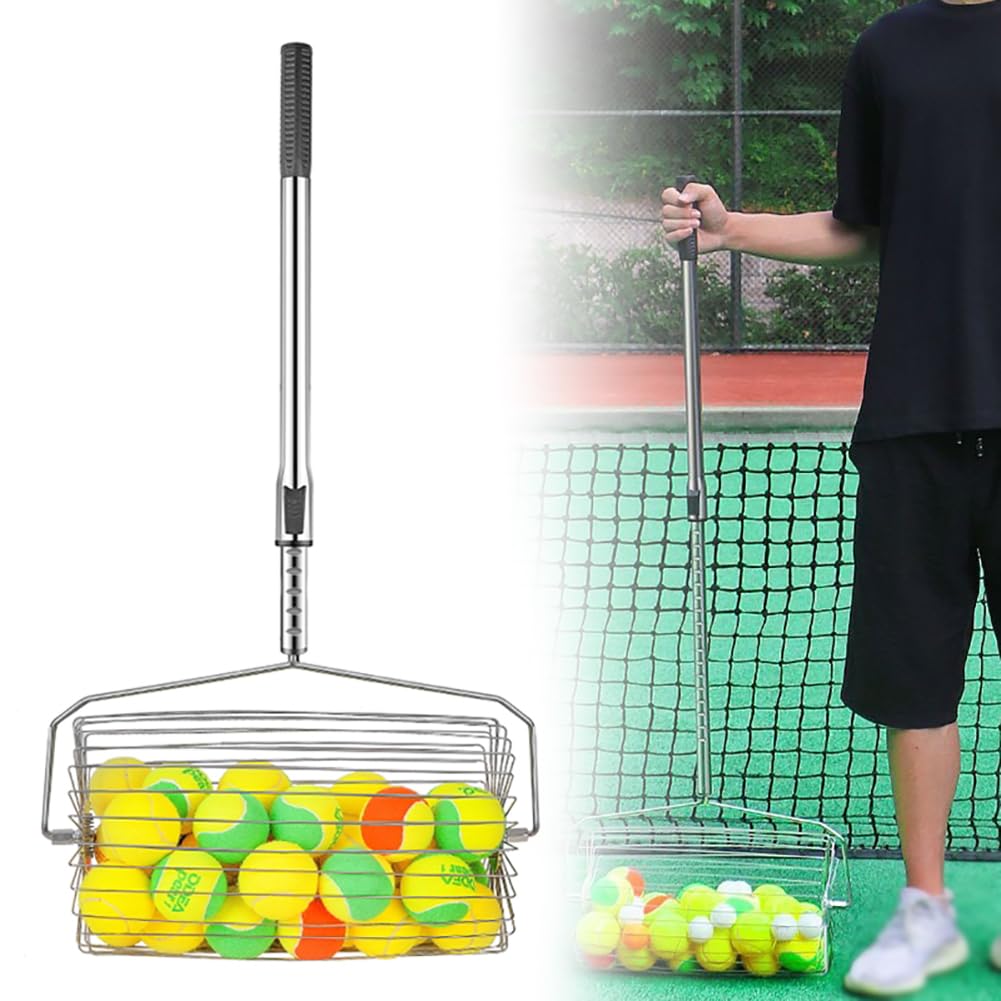 Récupérateur de balles de tennis idéal pour simplifier les séances de jeu au club