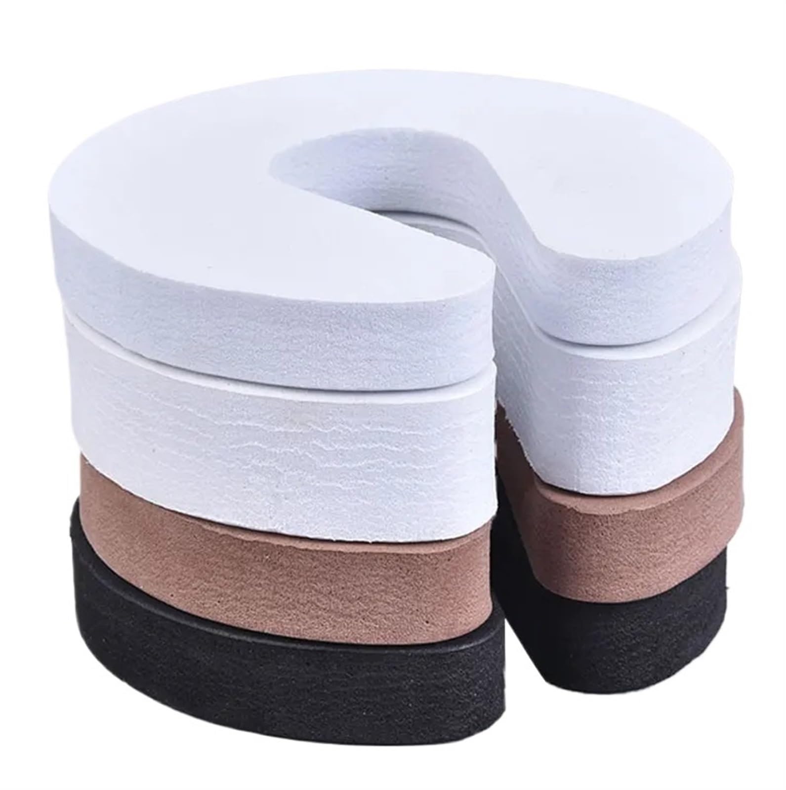 1 pièce de serrures de sécurité for bébé, protection des enfants, serrures d'armoire de sécurité en forme de C, clip de porte, sécurité des doigts for enfants, butée de porte en mousse souple(N2)