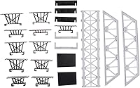 Vista 6 de Modelo de ferrocarriles y trenes HO Escala Puente Modelo Edificio Accesorio DIY