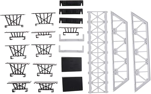 Miniatura 6 de Modelo de ferrocarriles y trenes HO Escala Puente Modelo Edificio Accesorio DIY