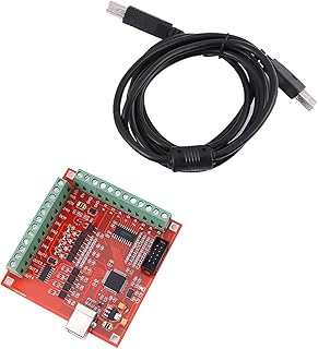 Kadimendium USB MACH3 100Khz Motion Controller Card Breakout Board MACH3 Controller for CNC Engraving, Servo Motor, Stepper Motor