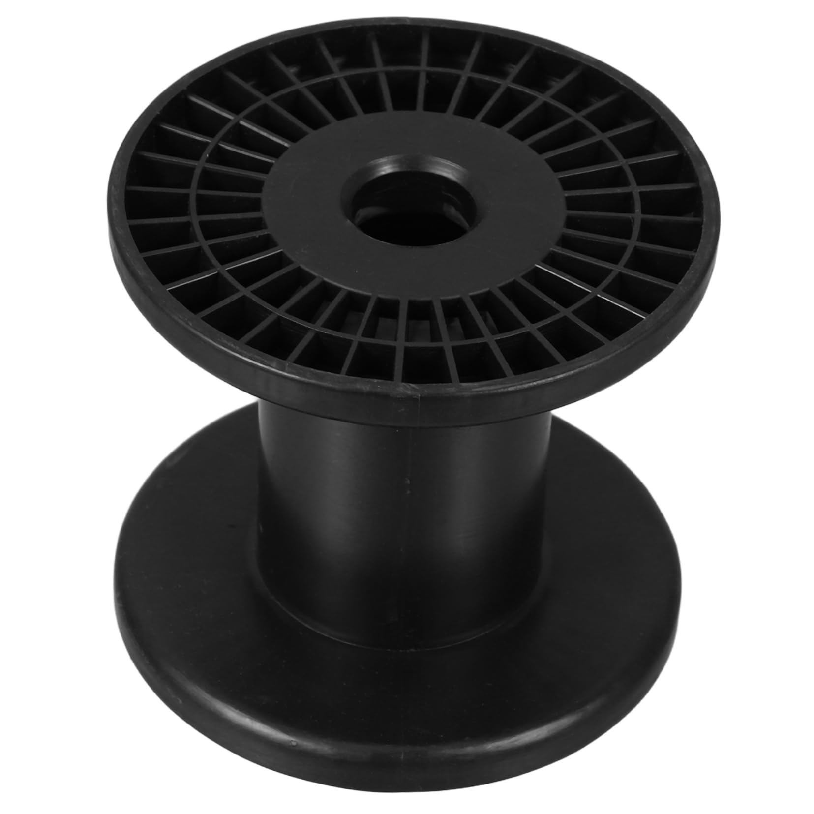 PRETYZOOM Versatile 100mm Diameter Cable Tool Hand Wheel Line Reel Plastic Spool for Cable Storage Wire Packaging