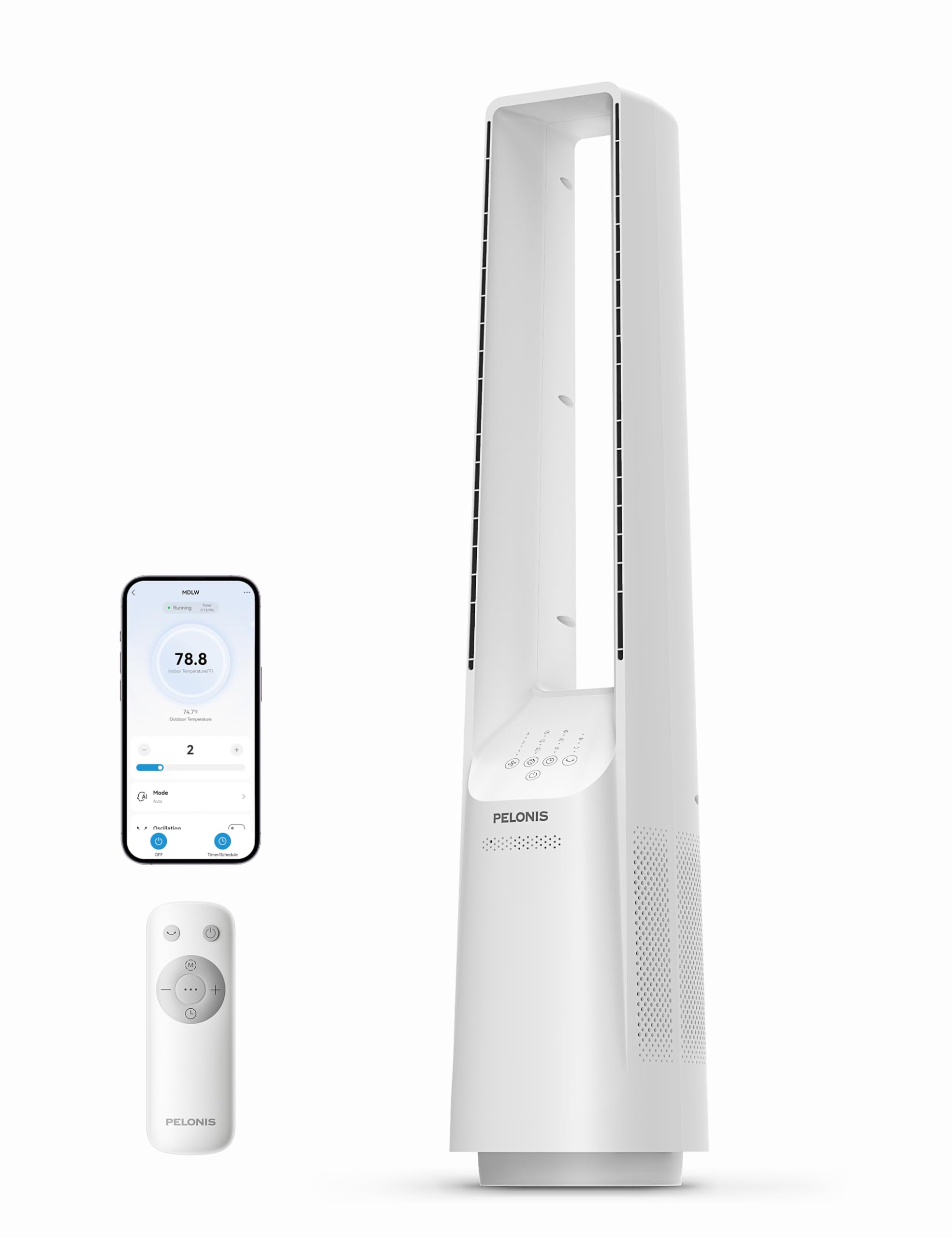 PELONIS Bladeless Tower Fan