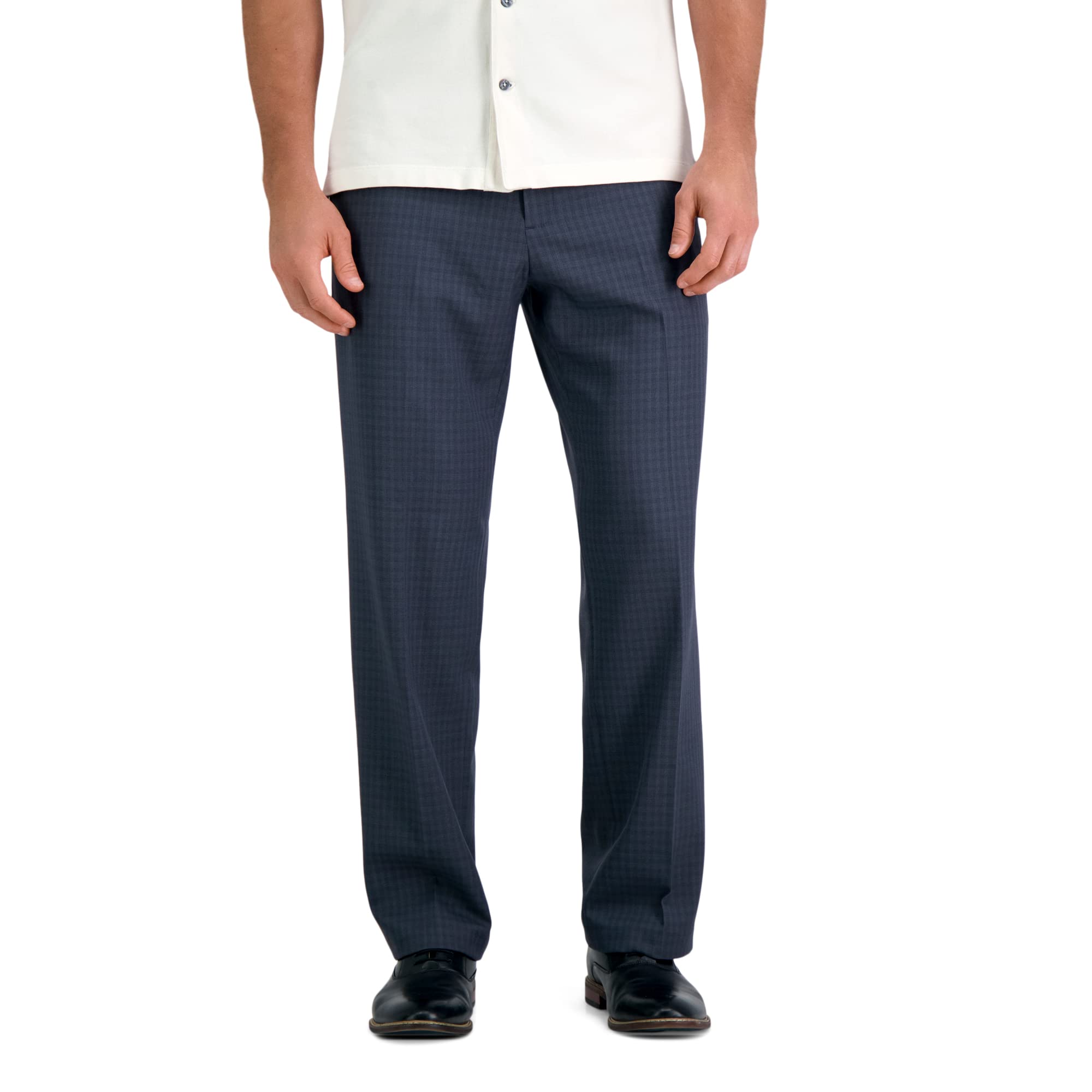 Haggar Mens Premium Comfort Dress Pant-Straight Fit Flat Front Regular and Big Tall Sizes