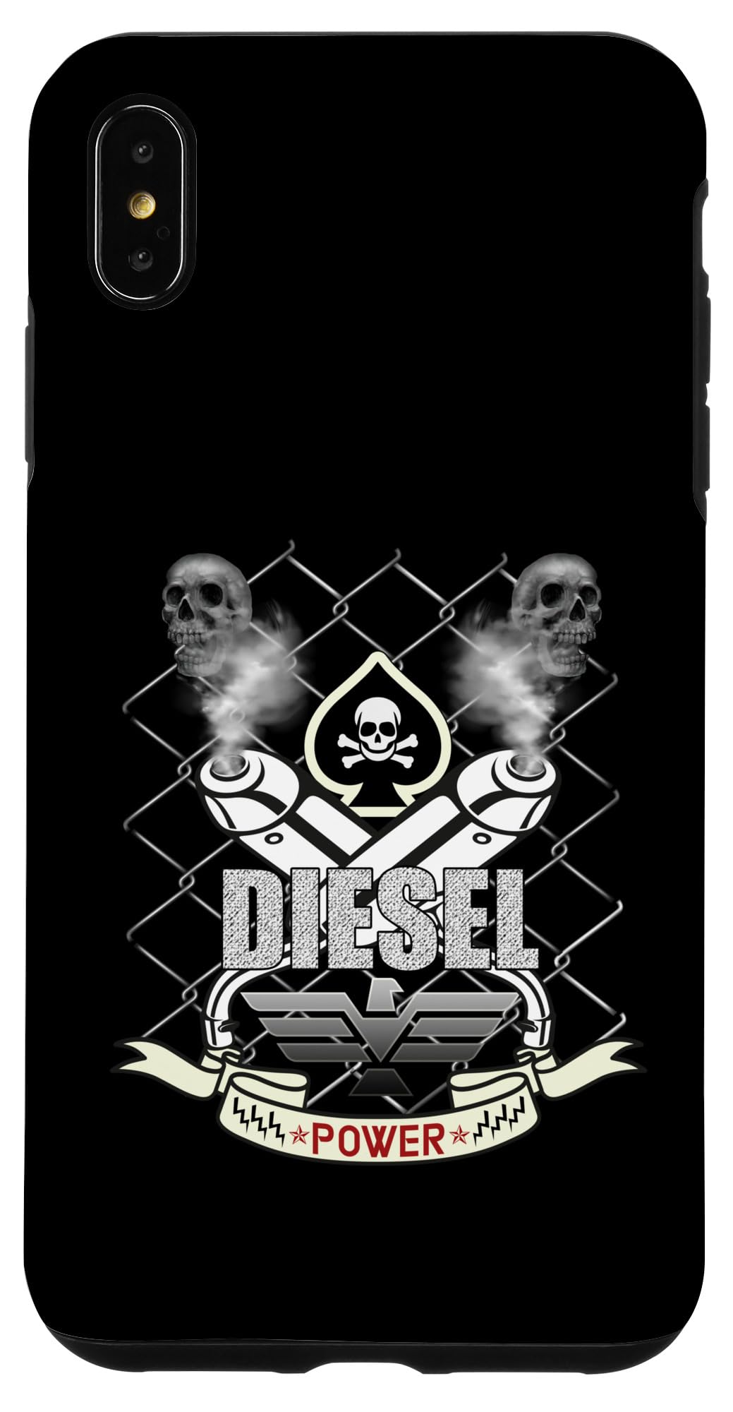 Amazon.com: Diesel Power Skull Design Case for iPhone XS Max : Cell Phones  & Accessories