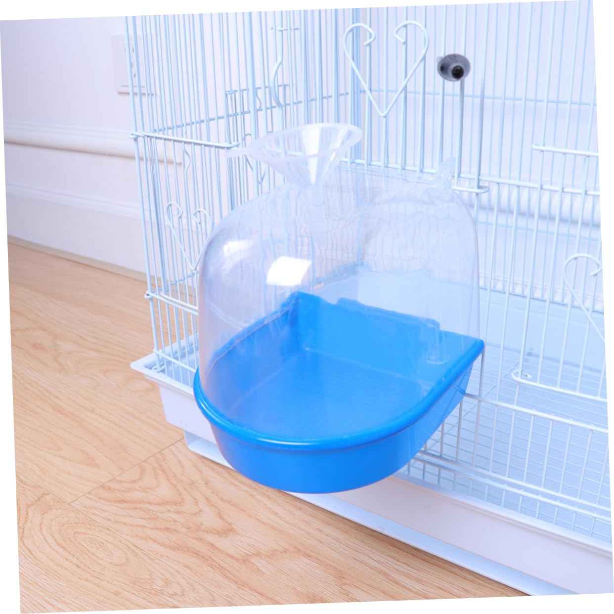 FRCOLOR 2 Pz Gabbia per Uccelli jaulas para pajaros Bagno per pappagallini Parti Doccia Vasca Doccia per Uccelli Vasca per Uccelli peonia Vasca da Bagno Scatola da Bagno