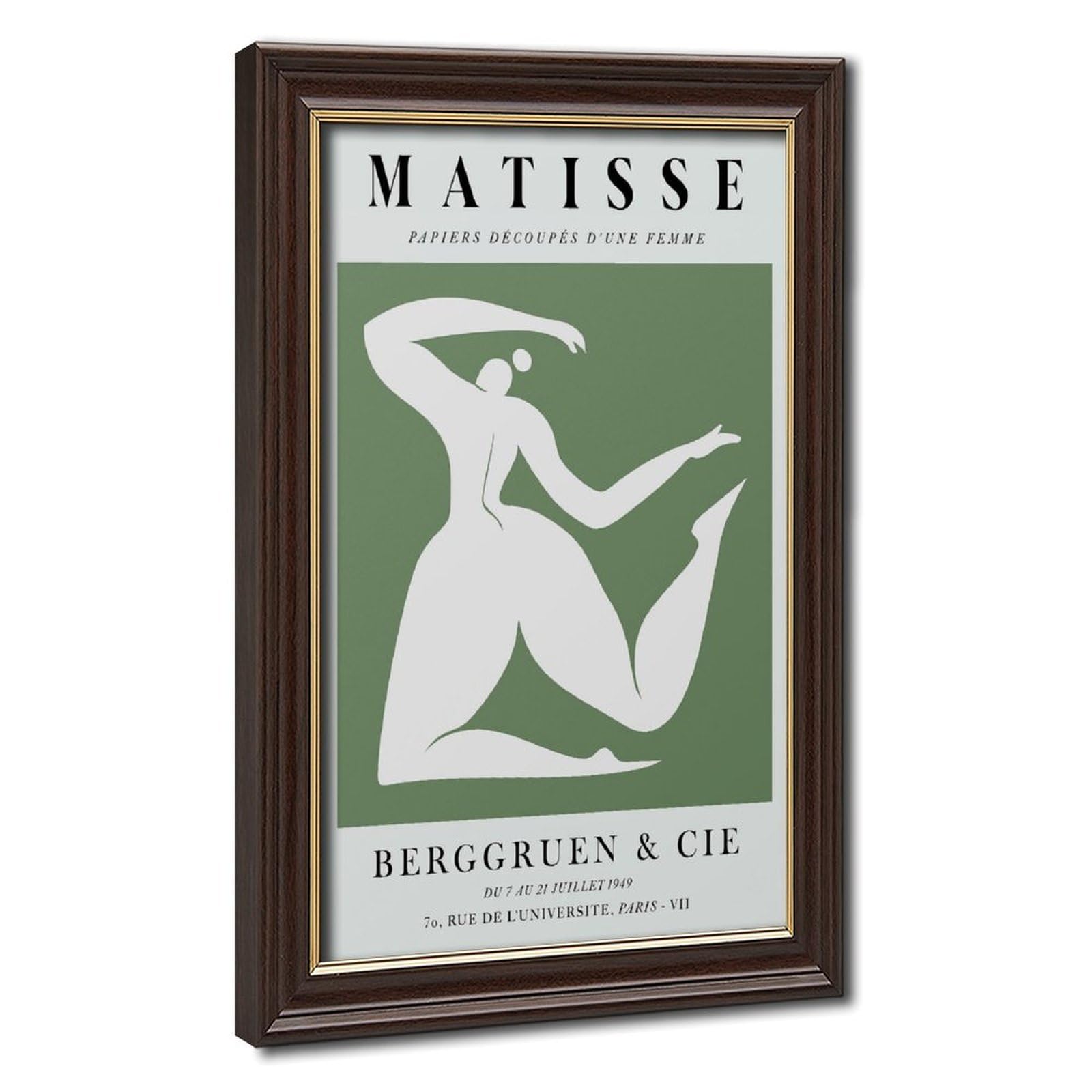 Bareronor Abstract Acrobatic Woman Canvas Poster Bedroom Decor Landscape Office Room Decor Gift 8" L X 12" W
