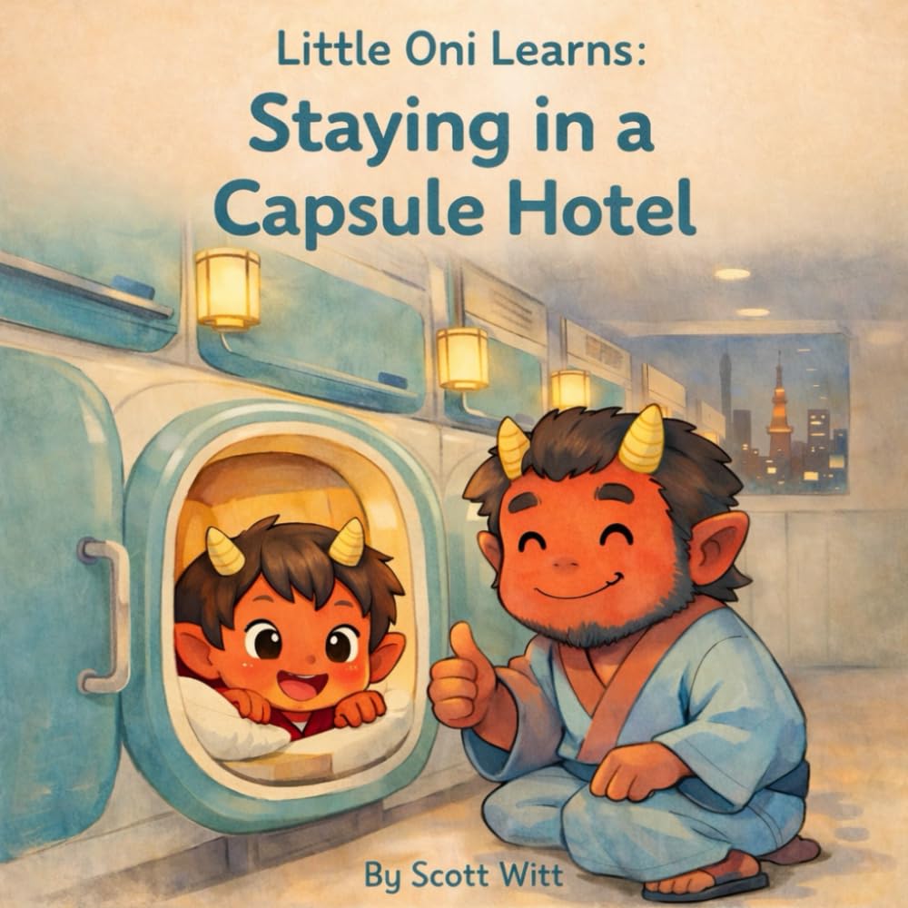Little Oni Learns: Staying in a Capsule Hotel